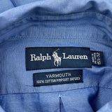 Yarmouth Ralph Lauren Shirt - Medium Blue Cotton