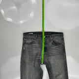 501 Levis Jeans - 33W 30L Gray Denim