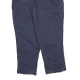 CARHARTT Mens Cotton Blend Blue Relaxed Straight Trousers W40 L30 Workwear
