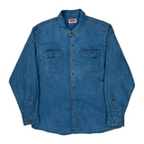 Wrangler Denim Shirt - XL Blue Denim