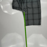 Quiksilver Checked Chino Shorts - 31W 10L Gray Cotton