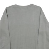 CHAMPION Mens Grey Crew Neck S Cotton Blend Logo Sweatshirt
