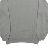 CHAMPION Mens Grey Crew Neck S Cotton Blend Logo Sweatshirt