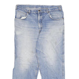 DICKIES Mens Regular Fit Light Blue Denim Jeans W34 L26 Classic Cotton Blend Zip