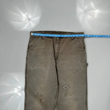 Carhartt Carpenter Trousers - 36W 31L Grey Cotton