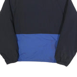 NAUTICA Mens Blue & Black Reversible Jacket XL Polyester Blend Zip Casual
