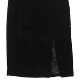 JH COLLECTIBLES Womens Black Mini Polyester Blend Plain Skirt Size S Elegant