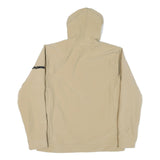 REEBOK Mens Beige & Black Route 34 Hoodie Jacket M Polyester Blend Zip