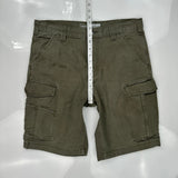 Carhartt Cargo Shorts - 34W 10L Green Cotton