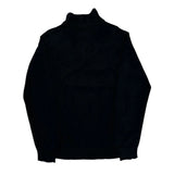 Lacoste 1/4 Zip - Medium Black Cotton
