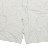 WRANGLER Mens Cargo Shorts White XL W34 Cotton Blend Comfortable Stylish