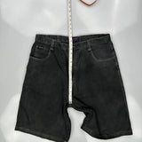 Otb Denim Shorts - 36W 10L Black Cotton