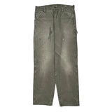 Unbranded Carpenter Pants - 34W 32L Gray Cotton