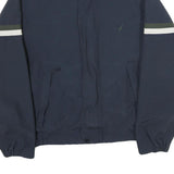 NAUTICA Mens Blue & Green Polyester Zip Jacket M Casual Sport Lightweight