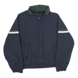 NAUTICA Mens Blue & Green Polyester Zip Jacket M Casual Sport Lightweight