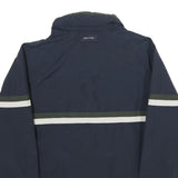NAUTICA Mens Blue & Green Polyester Zip Jacket M Casual Sport Lightweight