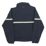 NAUTICA Mens Blue & Green Polyester Zip Jacket M Casual Sport Lightweight