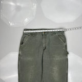 Carhartt Carpenter Pants - 33W 31L Gray Cotton