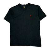 Polo By Ralph Lauren T-Shirt - Medium Black Cotton