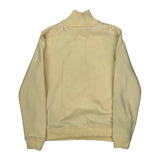 Vintage Tommy Hilfiger Spellout 1/4 Zip - Medium Cream Cotton