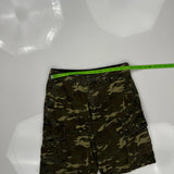 Quiksilver Camo Cargo Shorts - 31W 11L Camo Cotton