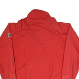 JACK WOLFSKIN Mens Red Outdoor Jacket XS Polyester Blend Plain Zip Lightweight