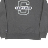 JANSPORT Mens Grey Stevenson Crew Neck M Cotton Blend Sweatshirt Pullover
