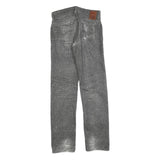 GUESS Mens Slim Jeans Black Denim Stone Wash W29 L34 Premium Cotton Blend Zip