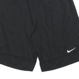 NIKE Mens Black Sports Shorts M W28 Lightweight Polyester Athletic