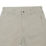 CARHARTT Mens Shorts Beige Casual M W34 Workwear Cotton Blend Durable
