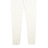 LEVI'S Womens Legging Jeans Cream Slim Skinny Denim W28 L32 Stretch Cotton Blend