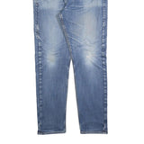 LEVI'S Mens Slim Blue Denim Jeans W34 L32 Zip Cotton Blend Casual Wear
