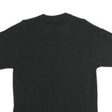 PORT & COMPANY Mens Black Mattson Football Graphic T-Shirt L Short Sleeve Crew