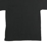 PORT & COMPANY Mens Black Mattson Football Graphic T-Shirt L Short Sleeve Crew