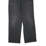 DICKIES Mens Black Regular Fit Straight Leg Trousers W30 L31 Cotton Blend