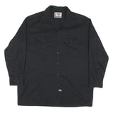 CARHARTT Mens Black Workwear Cotton Blend Shirt XL Casual Utility Long Sleeve