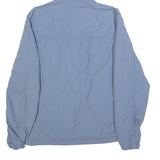 LYLE & SCOTT Mens Blue Lightweight Nylon Zip Up Hooded Jacket S Casual Outdoor