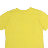 NIKE Mens Yellow Go Ducks Graphic T-Shirt L Short Sleeve Crew Neck Sports