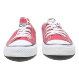 CONVERSE Chuck Taylor All Star Womens Low Top Trainers Red Canvas UK 6