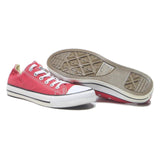 CONVERSE Chuck Taylor All Star Womens Low Top Trainers Red Canvas UK 6