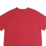 WRANGLER Mens Red T-Shirt XL Short Sleeve Crew Neck Cotton Pocket Casual