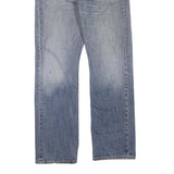 LEVI'S 501 Mens Jeans Blue Regular Straight Denim Medium W34 L34 Classic Button