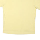 POLO RALPH LAUREN Mens Yellow Short Sleeve Plain L Cotton Blend Polo Shirt