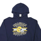 JERZEES Mens Navy Hillsdale Falcons Pullover Hoodie L Elite Eight 2017 Print