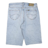 LEE Mens Denim Blue Casual Shorts L W36 Cotton Blend Comfortable Fit