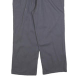 RED KAP Womens Relaxed Grey Cotton Blend Trousers W32 L26 Zip Pocket Workwear