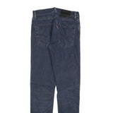 LEVI'S 512 BIG E Mens Jeans Blue Slim Skinny Denim Dark W30 L31 Zip Cotton Blend