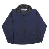 NAUTICA Mens Navy Blue Polyester Blend Zip Jacket S Outerwear Casual Sports