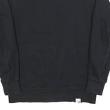 ADIDAS Mens Black Cotton Blend Crew Neck S Casual Sports Sweatshirt
