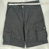 Levis Cargo Shorts - 36W 11L Black Cotton